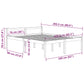 Bedframe Massief Grenenhout Honingbruin 160X200 Cm