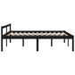 Bedframe Massief Grenenhout Zwart 160X200 Cm