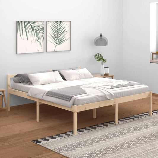 Bedframe Massief Grenenhout 180X200 Cm 6Ft Super King