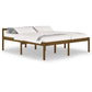 Bedframe Grenenhout Honingbruin 180X200 Cm 6Ft Super King