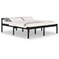 Bedframe Massief Grenenhout Zwart 180X200 Cm 6Ft Super King