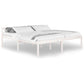Bedframe Massief Grenenhout Wit 200X200 Cm