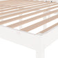 Bedframe Massief Grenenhout Wit 200X200 Cm