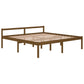 Bedframe Massief Grenenhout Honingbruin 200X200 Cm