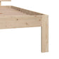 Bedframe Massief Hout 75X190 Cm 2Ft6 Small Single