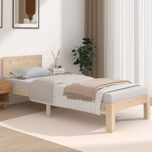Bedframe Massief Hout 75X190 Cm 2Ft6 Small Single