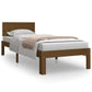 Bedframe Massief Hout Honingbruin 75X190 Cm 2Ft6 Small Single