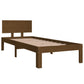 Bedframe Massief Hout Honingbruin 75X190 Cm 2Ft6 Small Single