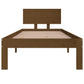 Bedframe Massief Hout Honingbruin 75X190 Cm 2Ft6 Small Single