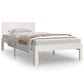 Bedframe Massief Hout Wit 90X190 Cm 3Ft Single