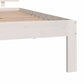 Bedframe Massief Hout Wit 90X190 Cm 3Ft Single