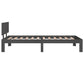 Bedframe Massief Hout Grijs 90X190 Cm 3Ft Single