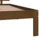 Bedframe Massief Hout Honingbruin 90X190 Cm 3Ft Single
