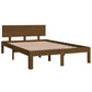 Bedframe Massief Hout Honingbruin 120X190 Cm 4Ft Small Double
