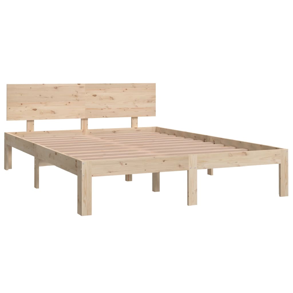 Bedframe Massief Hout 135X190 Cm 4Ft6 Double