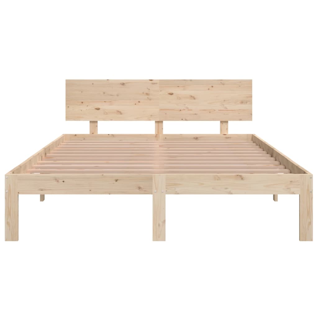 Bedframe Massief Hout 135X190 Cm 4Ft6 Double