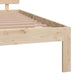 Bedframe Massief Hout 135X190 Cm 4Ft6 Double