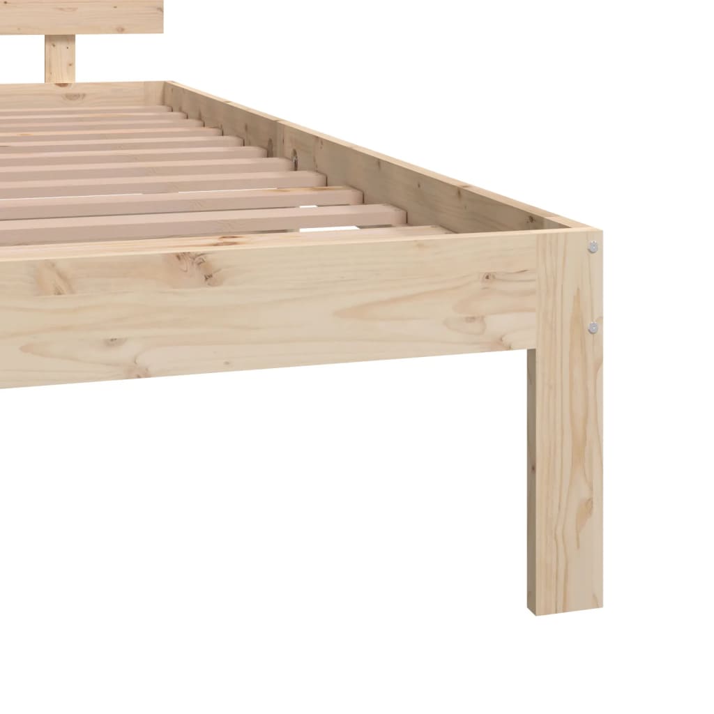 Bedframe Massief Hout 135X190 Cm 4Ft6 Double