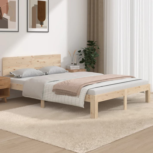 Bedframe Massief Hout 135X190 Cm 4Ft6 Double