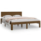 Bedframe Massief Hout Honingbruin 135X190 Cm 4Ft6 Double