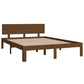 Bedframe Massief Hout Honingbruin 135X190 Cm 4Ft6 Double