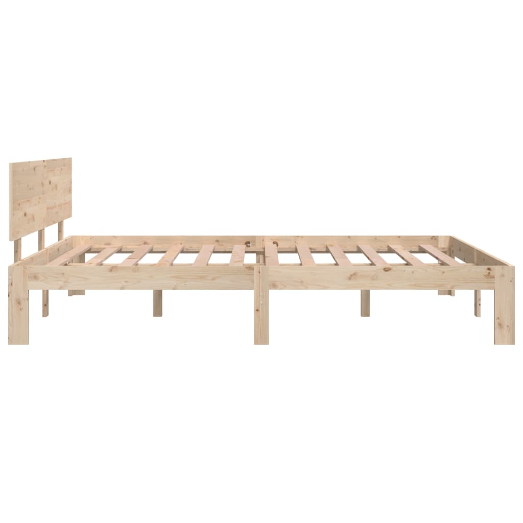 Bedframe Massief Grenenhout 140X190 Cm