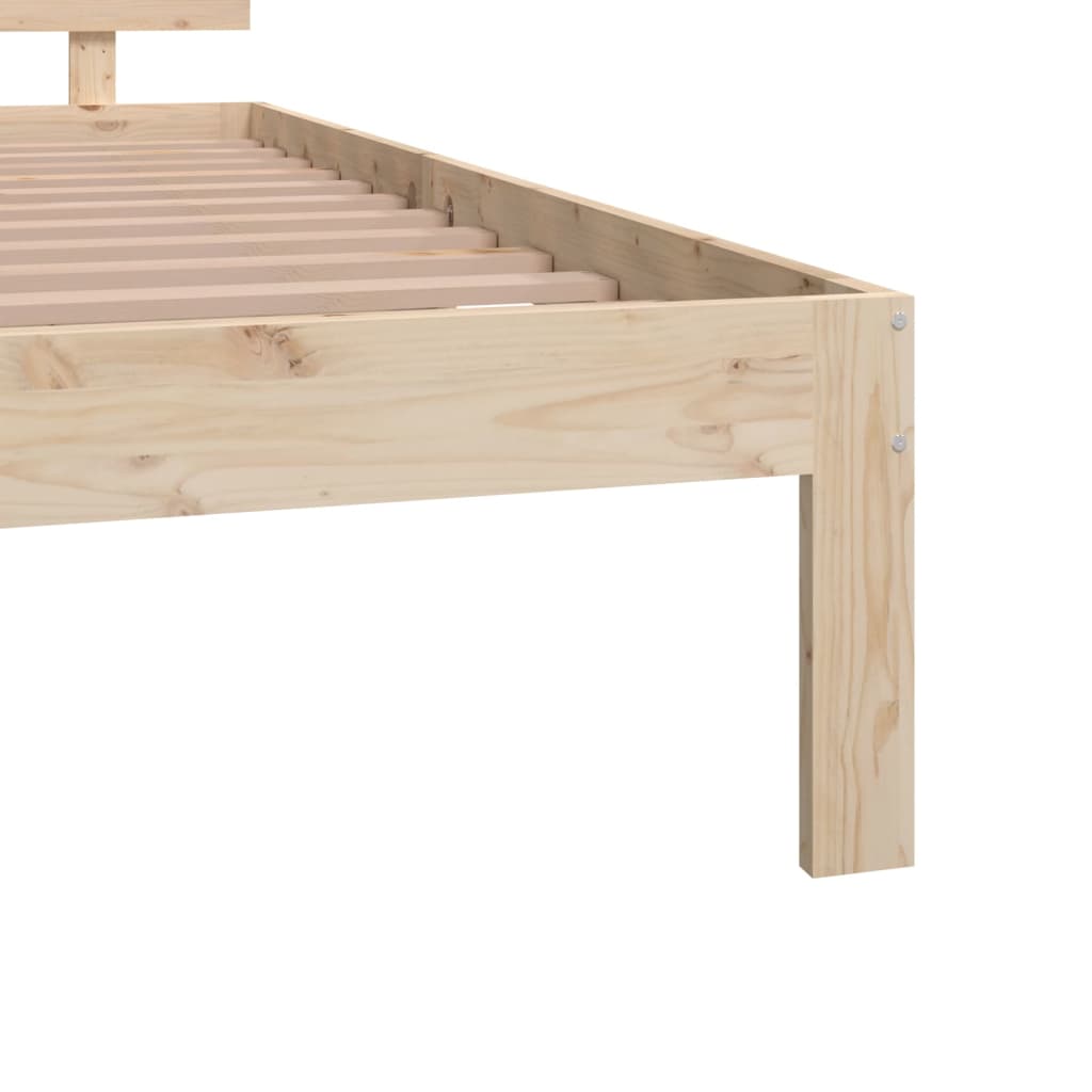 Bedframe Massief Grenenhout 140X190 Cm