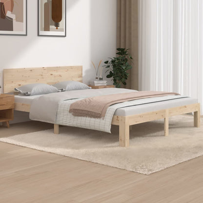 Bedframe Massief Grenenhout 140X190 Cm