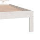 Bedframe Massief Grenenhout Wit 140X190 Cm