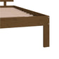 Bedframe Massief Grenenhout Honingbruin 140X190 Cm
