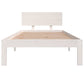 Bedframe Massief Grenenhout Wit 90X200 Cm