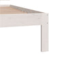 Bedframe Massief Grenenhout Wit 90X200 Cm