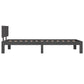 Bedframe Massief Grenenhout Grijs 90X200 Cm