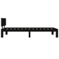 Bedframe Massief Grenenhout Zwart 90X200 Cm