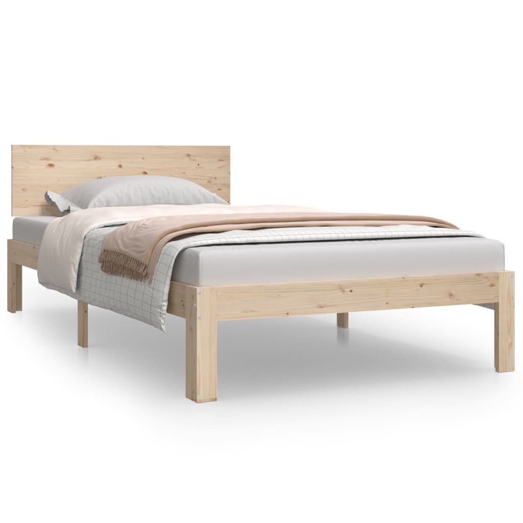 Bedframe Massief Grenenhout 100X200 Cm