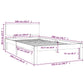 Bedframe Massief Grenenhout 100X200 Cm