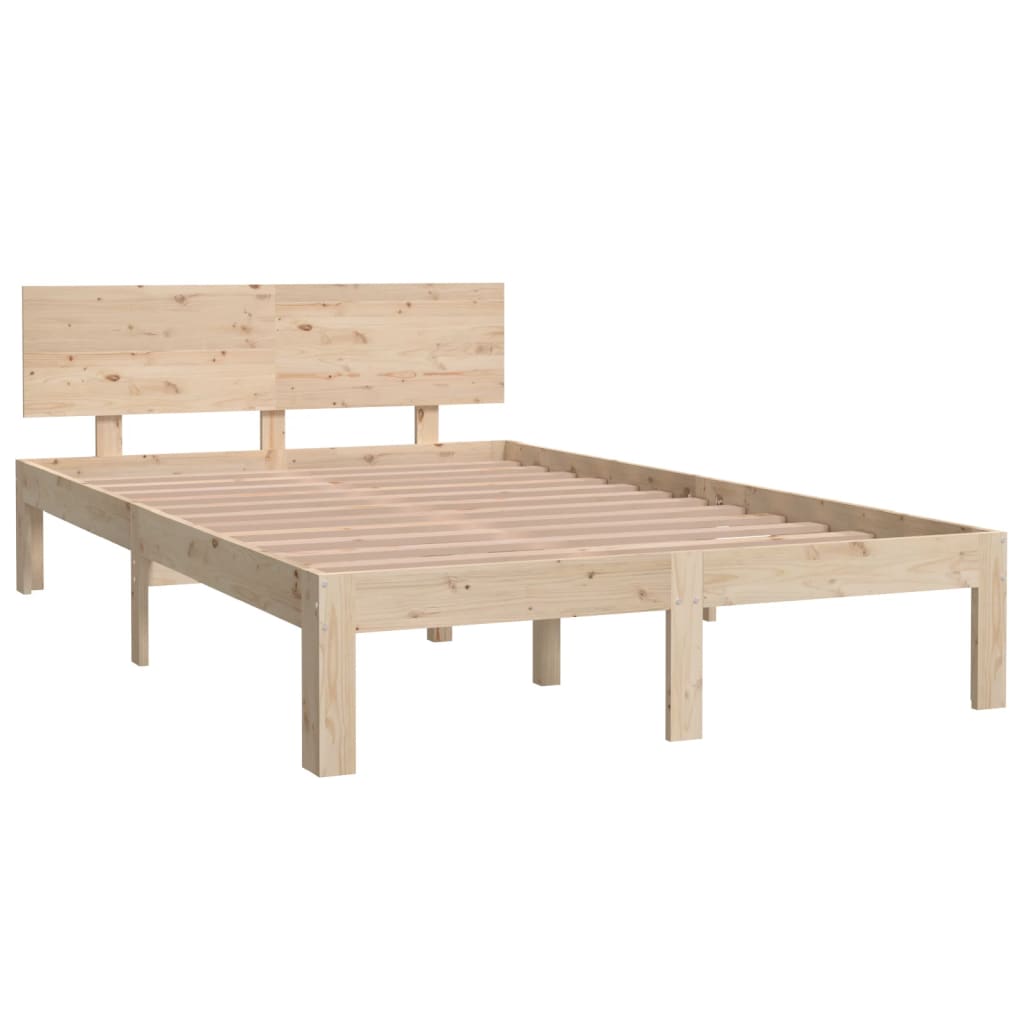 Bedframe Massief Grenenhout 120X200 Cm