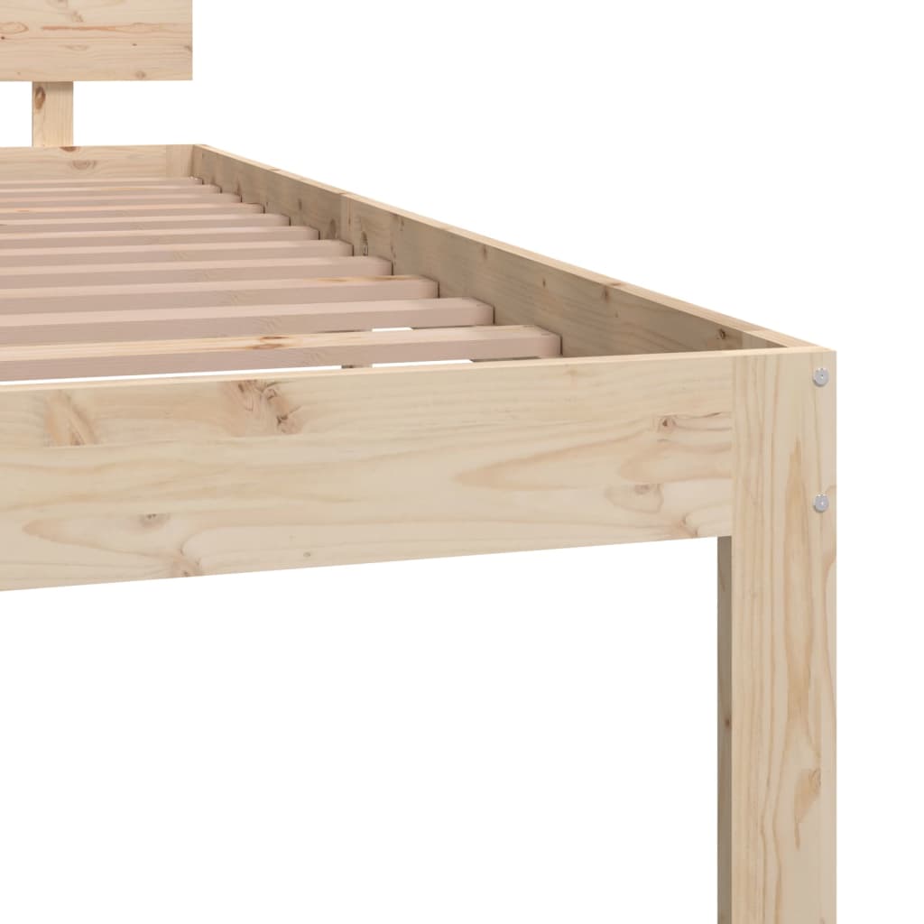 Bedframe Massief Grenenhout 120X200 Cm
