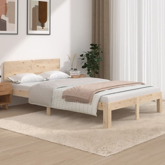 Bedframe Massief Grenenhout 120X200 Cm
