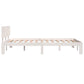 Bedframe Massief Grenenhout Wit 120X200 Cm