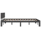 Bedframe Massief Grenenhout Grijs 120X200 Cm