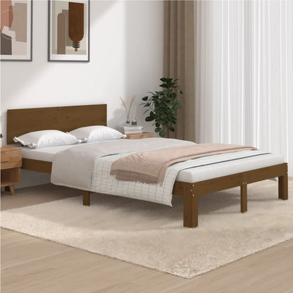 Bedframe Massief Grenenhout Honingbruin 120X200 Cm