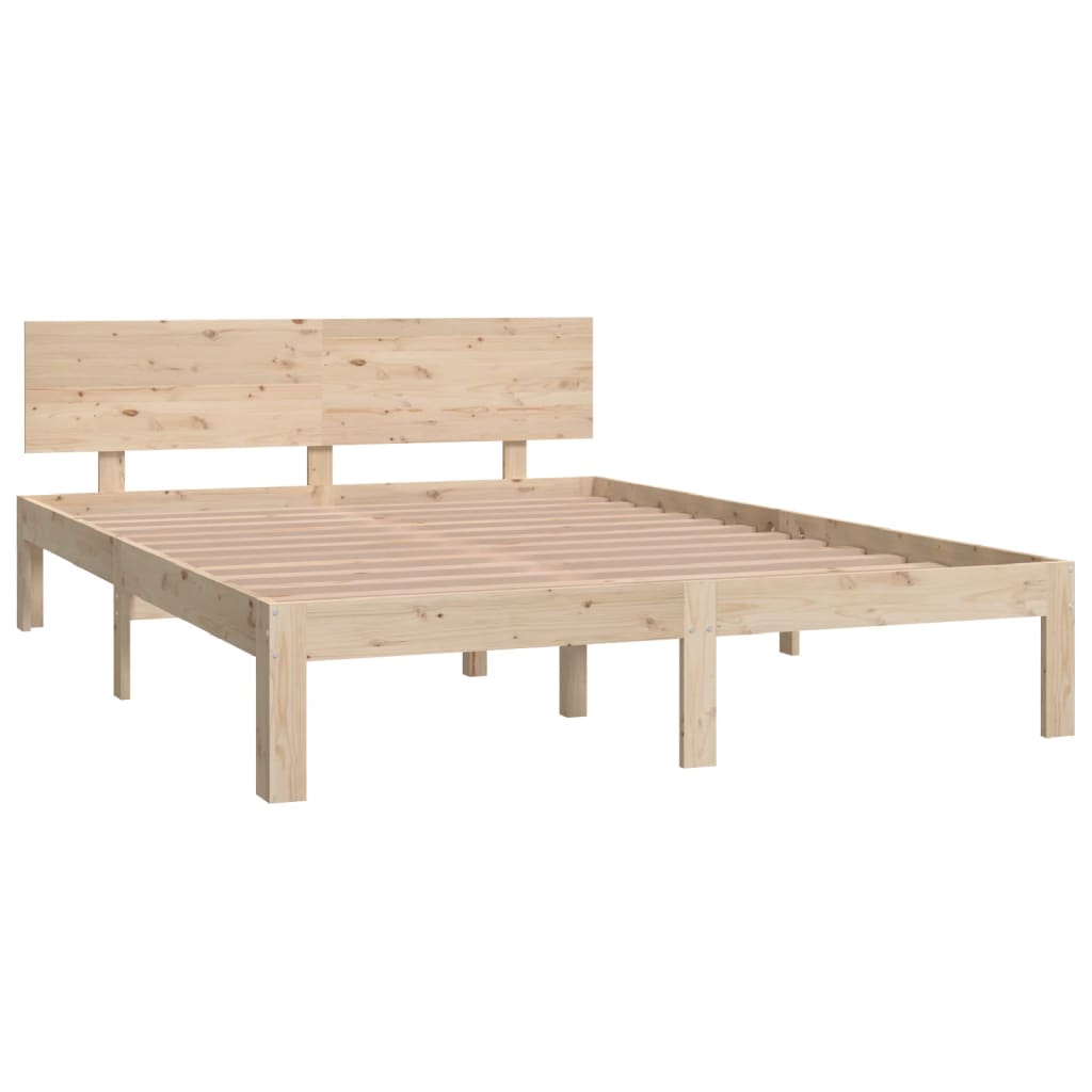 Bedframe Massief Grenenhout 140X200 Cm
