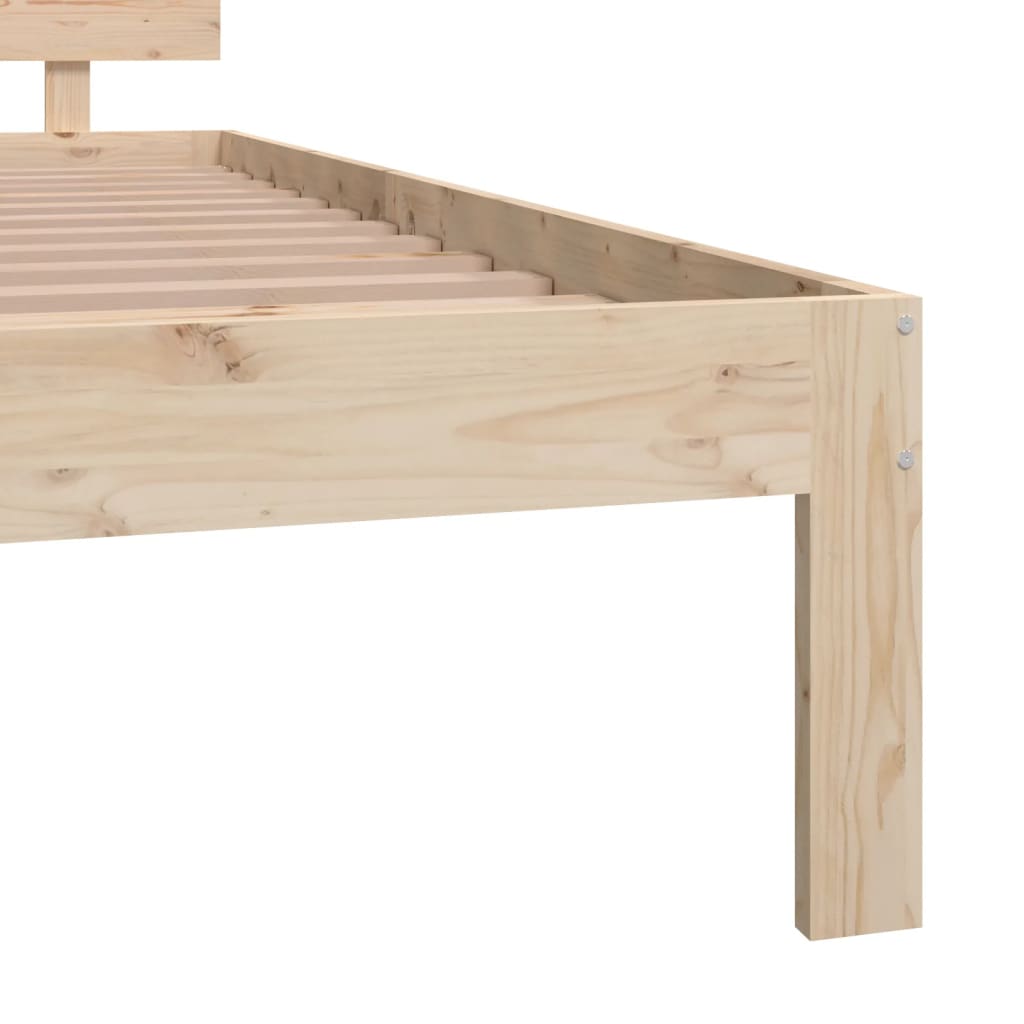 Bedframe Massief Grenenhout 140X200 Cm