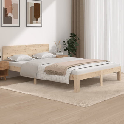 Bedframe Massief Grenenhout 140X200 Cm
