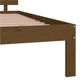 Bedframe Massief Grenenhout Honingbruin 140X200 Cm