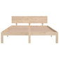 Bedframe Massief Hout 150X200 Cm 5Ft King Size