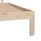 Bedframe Massief Hout 150X200 Cm 5Ft King Size