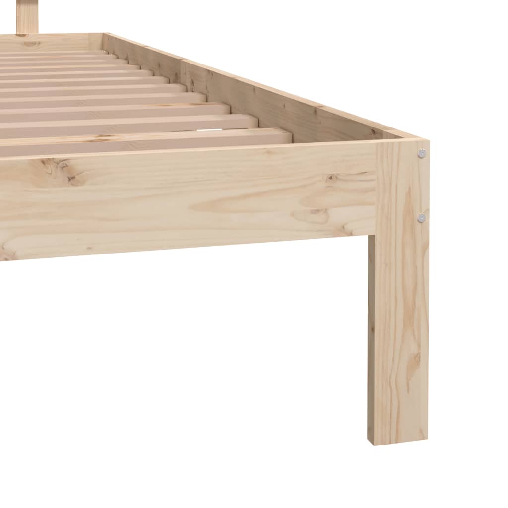Bedframe Massief Hout 150X200 Cm 5Ft King Size