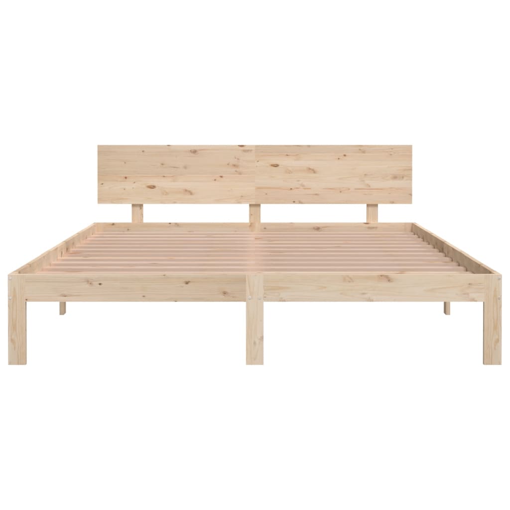 Bedframe Massief Grenenhout 160X200 Cm
